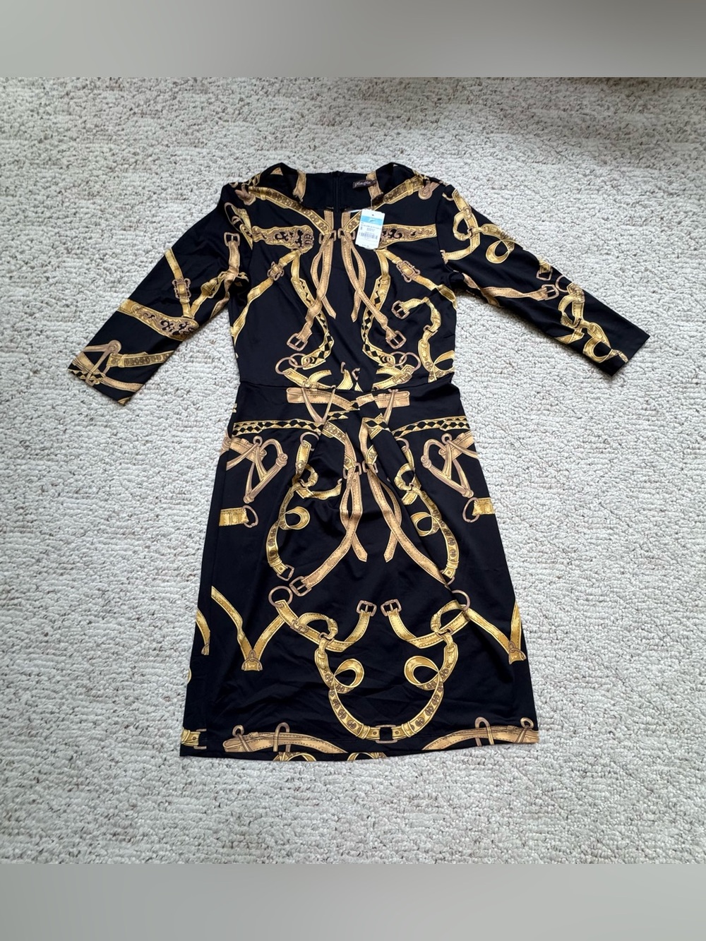 J.MCLAUGHLIN Sophia Catalina Equestrian Shift Dress
